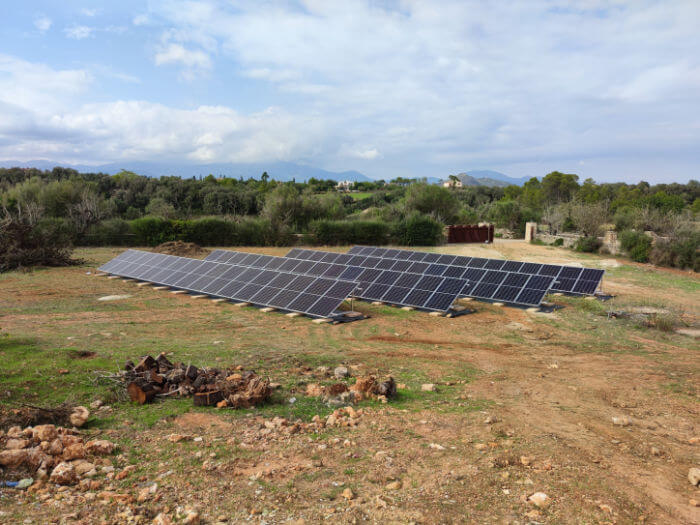 Cwicly solar panels in southern Spain
